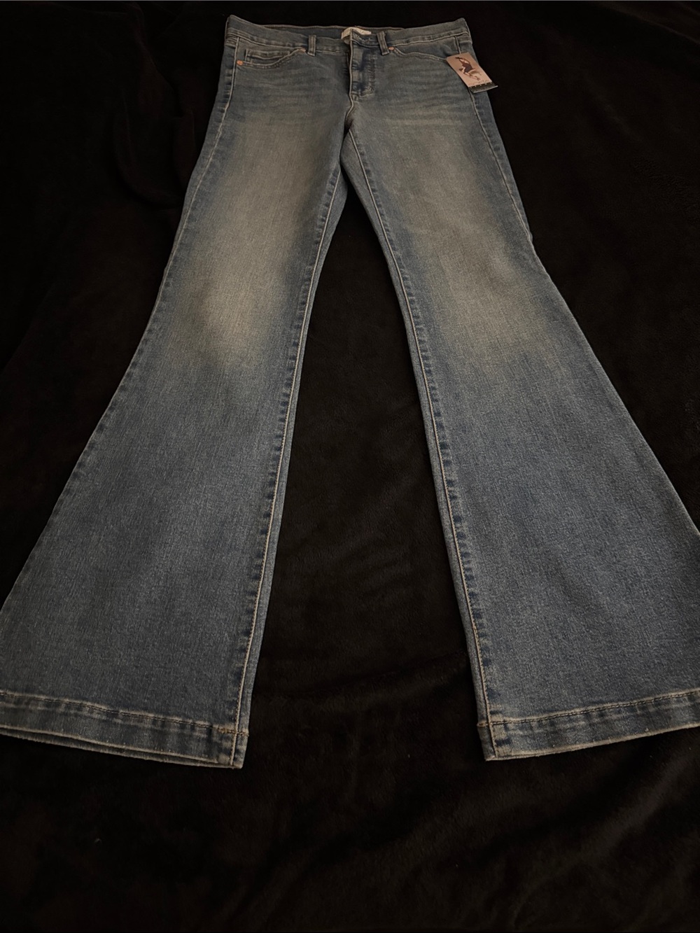 sofia by sofia vergara Light Wash Flared Jeans